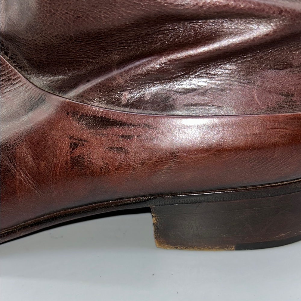 Church’s side zip Brown Leather Boots Made in Italy - Picture 12 of 15